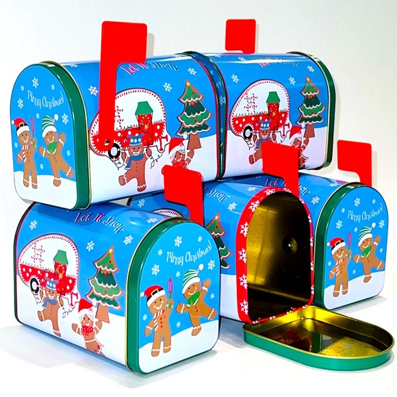 unbranded Other - ALWAYS ENABLE UPON REQUEST Letters Santa Tabletop Mailbox “Let it Snow”Christmas